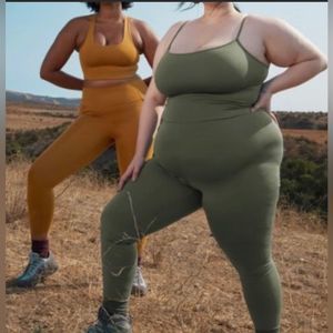 Girlfriend collective unitard in thyme NWT XXL